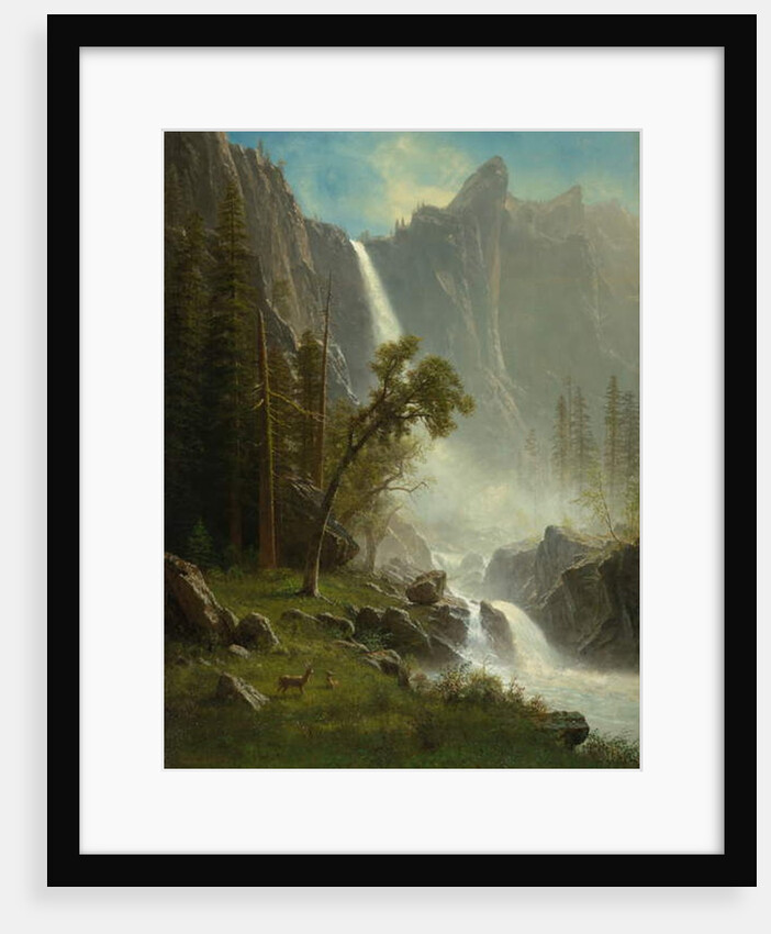 Bridal Veil Falls, Yosemite, c.1871-1873 by Albert Bierstadt