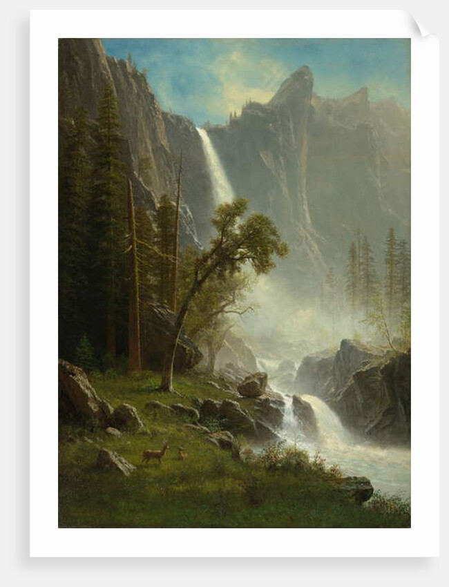 Bridal Veil Falls, Yosemite, c.1871-1873 by Albert Bierstadt