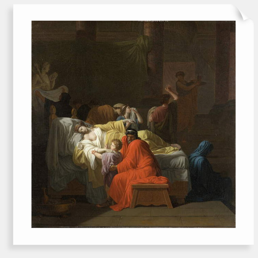 The Death of Alcestis, 1794 by Jean Francois Pierre Peyron