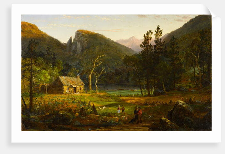 Eagle Cliff, Franconia Notch, New Hampshire, 1858 by Jasper Francis Cropsey
