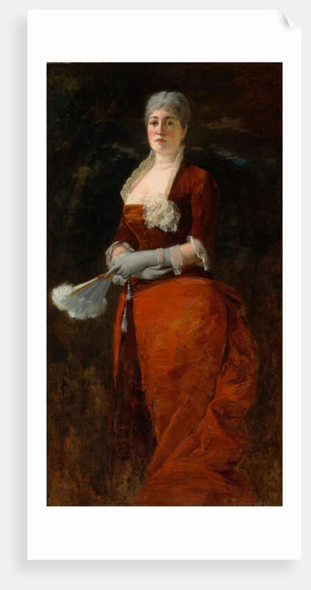Mary E. Goddard, 1879 by Frank Duveneck