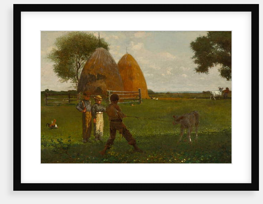 Weaning the Calf, 1875 by Winslow Homer