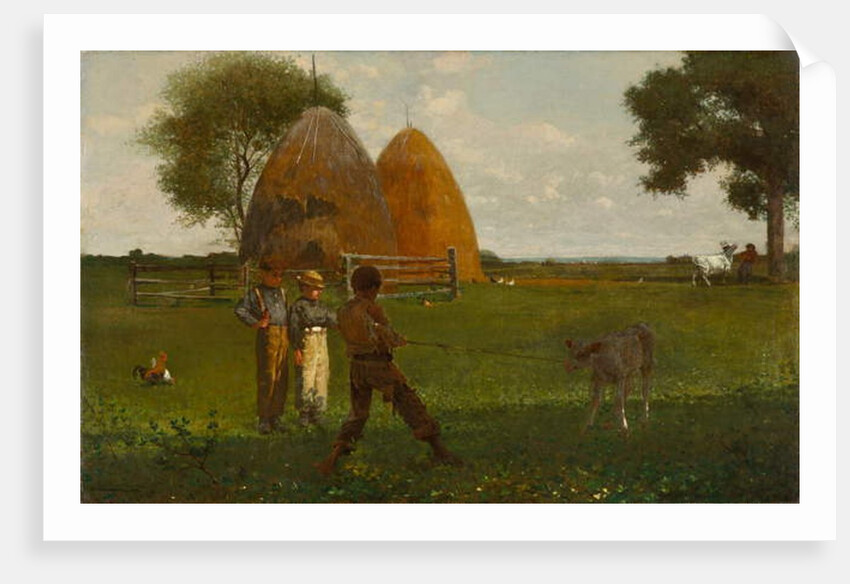 Weaning the Calf, 1875 by Winslow Homer