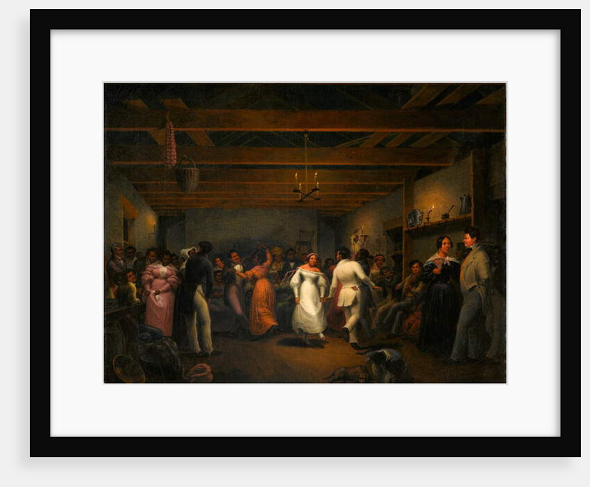 Kitchen Ball at White Sulphur Springs, Virginia, 1838 by Christian Friedrich Mayr