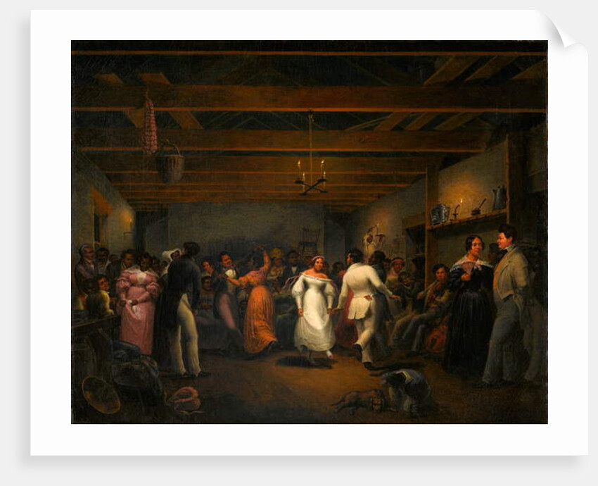 Kitchen Ball at White Sulphur Springs, Virginia, 1838 by Christian Friedrich Mayr