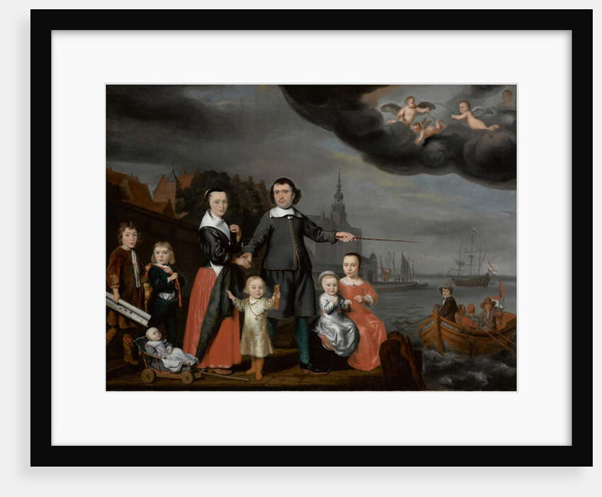 Captain Job Jansse Cuijter and His Family, 1659 by Nicolaes Maes