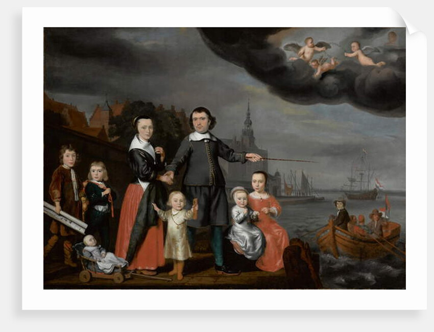 Captain Job Jansse Cuijter and His Family, 1659 by Nicolaes Maes