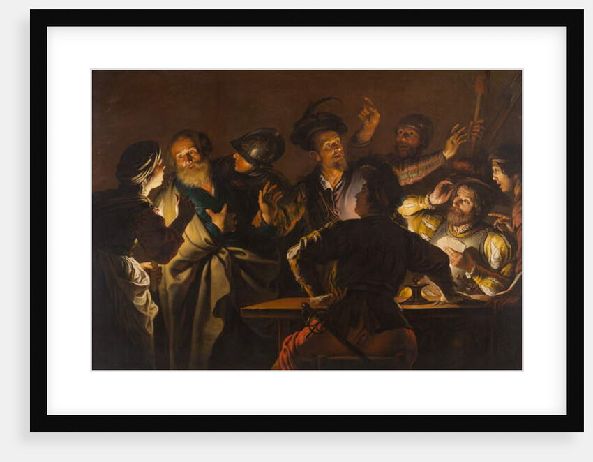 The Denial of St. Peter, c.1620-1625 by Gerard Seghers