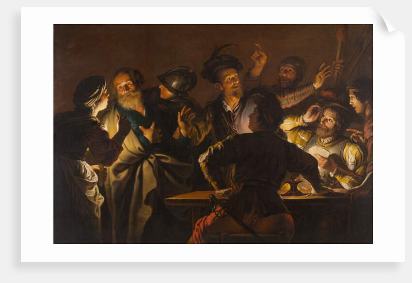 The Denial of St. Peter, c.1620-1625 by Gerard Seghers