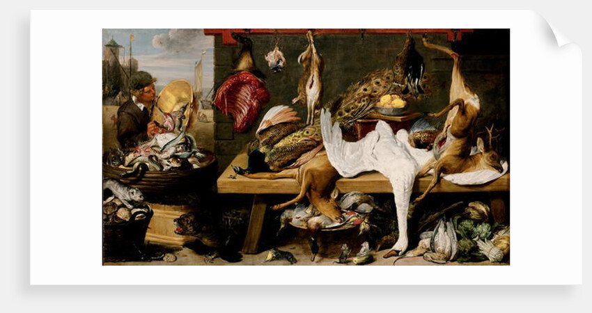 Market Scene on a Quay, c.1635-1640 by Frans Snyders