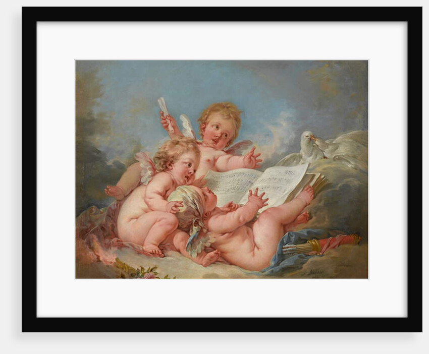 Allegory of Music, 1752 by Francois Boucher