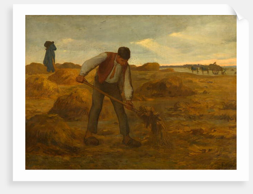 Peasant Spreading Manure, 1854-1855 by Jean Francois I Millet