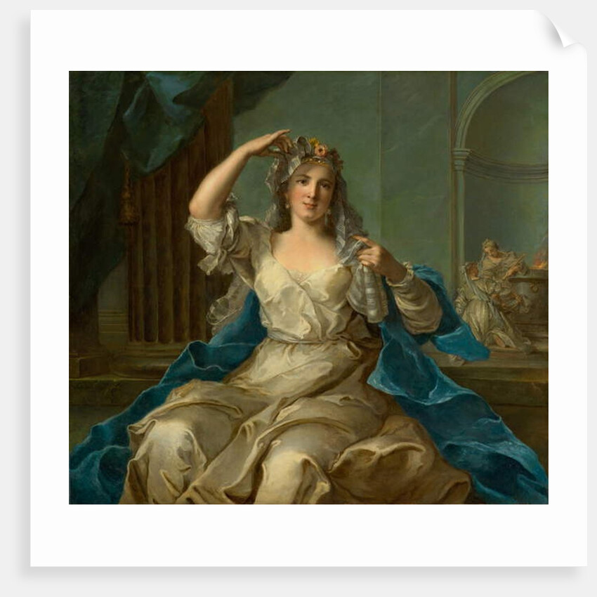 Portrait of a Lady as a Vestal Virgin, 1759 by Jean-Marc Nattier