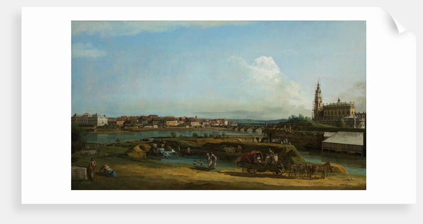 View of Dresden with the Hofkirche at Right, 1748 by Bernardo Bellotto