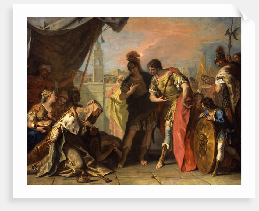 Alexander and the Family of Darius, c.1708-1710 by Sebastiano Ricci