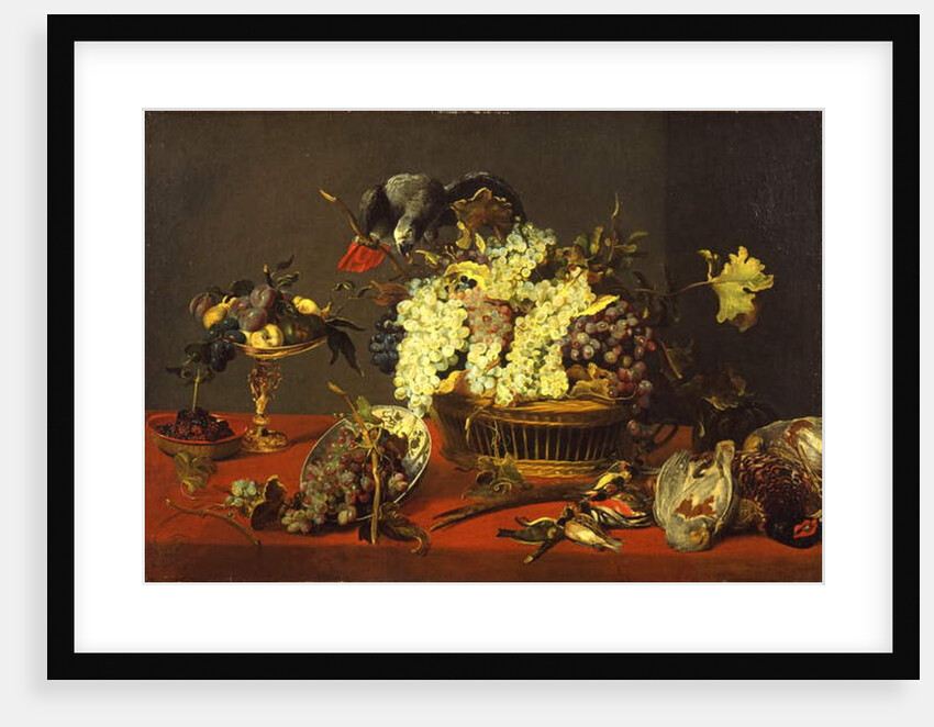 Still Life with Gray Parrot, c.1630 by Frans Snyders