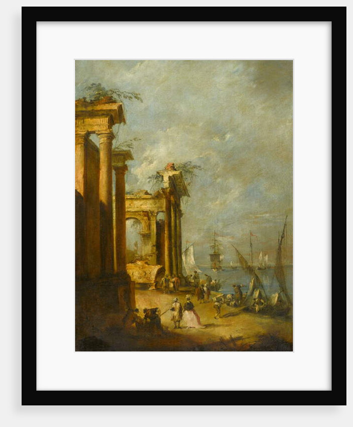 Roman Ruins Near the Lagoon, c.1765-1775 by Francesco Guardi