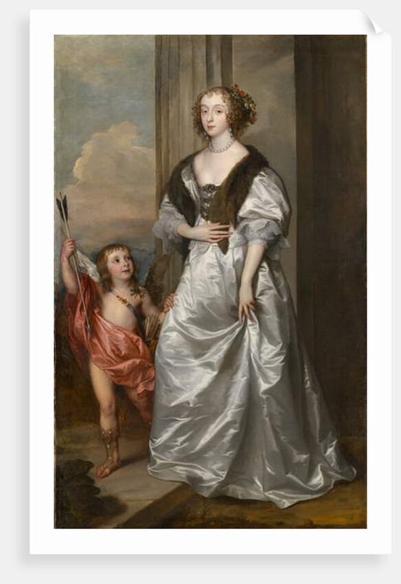 Lady Mary Villiers, Later Duchess of Richmond and Lennox, with Charles Hamilton, Lord Arran, c.1637 by Anthony van Dyck