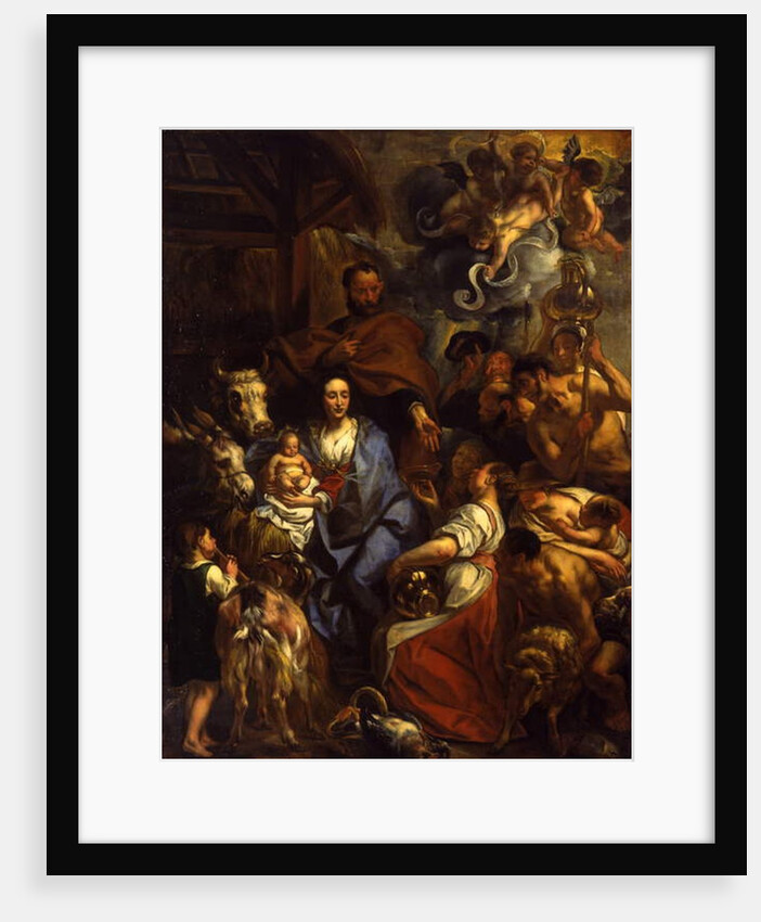 The Adoration of the Shepherds, 1657 by Jacob Jordaens