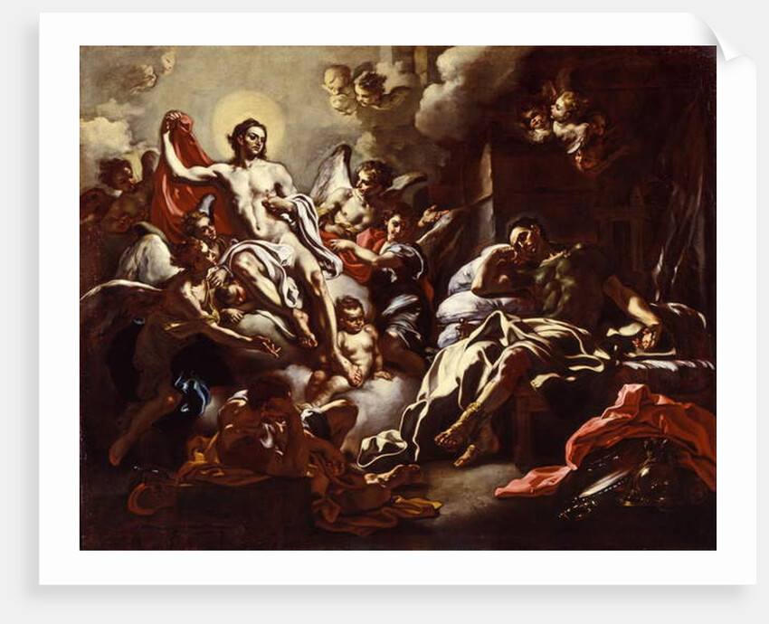 Christ Appearing in a Dream to St. Martin, c.1733 by Francesco Solimena