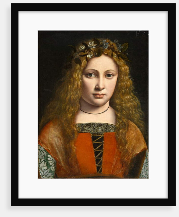 Portrait of a Young Girl Crowned with Flowers, c.1490 by Giovanni Antonio Boltraffio