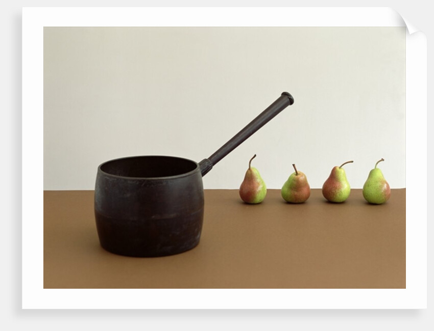 Pan & Four pears 2005 by Norman Hollands