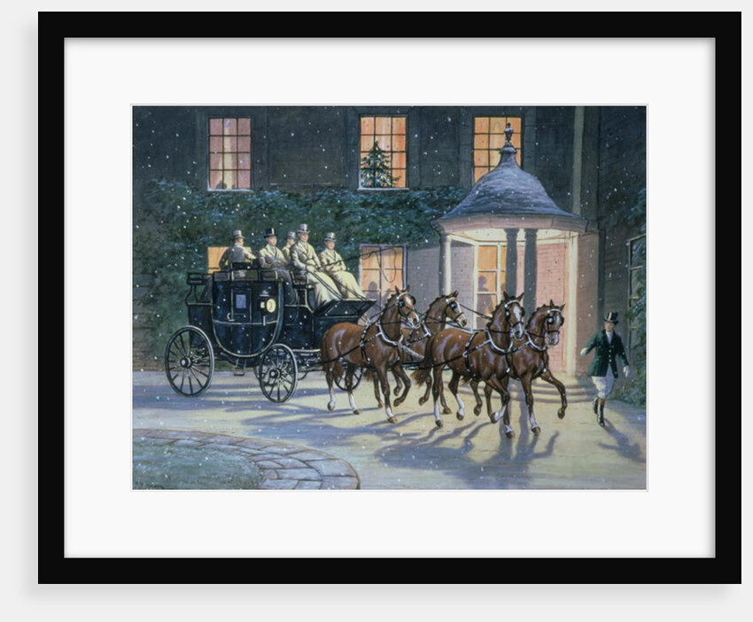 Coaching at Hurlingham, 1936 by Ninetta Butterworth