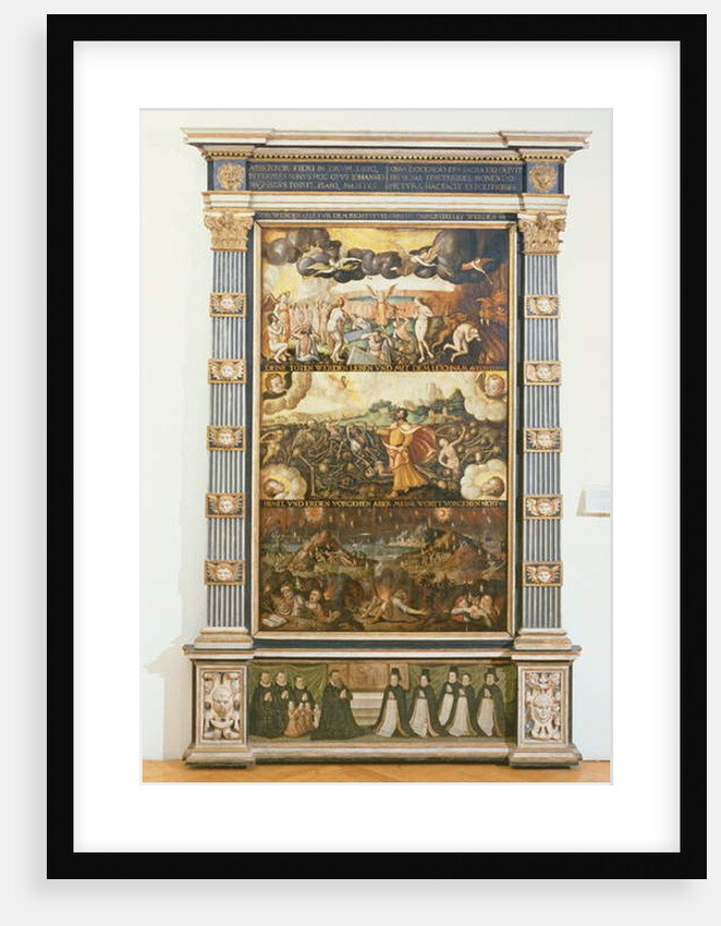 The Opening of the Sixth Seal, Ezekiel's Vision and The Last Judgement, 1584 by Gdansk School
