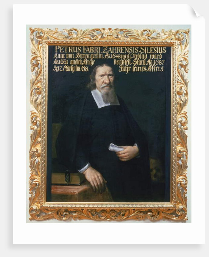 Portrait of Petrus Fabri by Andrzej Stech