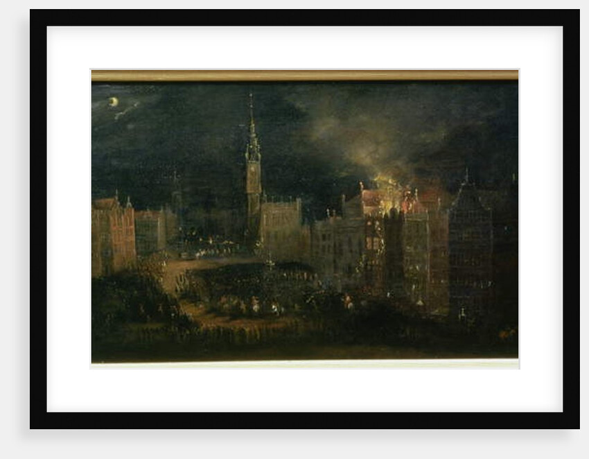 Fire at Long Market, c.1650 by or Milwitz Bartolomaus Miltvitz