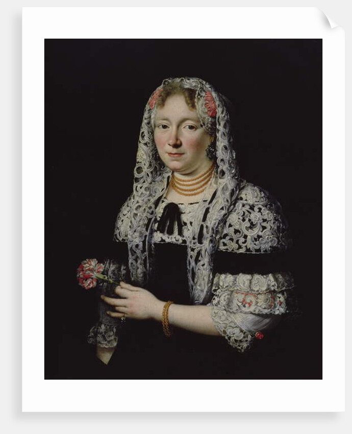 Portrait of a Patrician Lady from Gdansk by Andrzej Stech