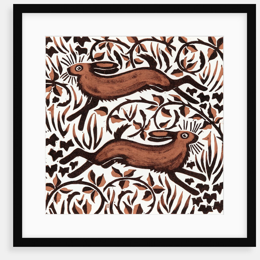 Bramble Hares, 2001 by Nat Morley
