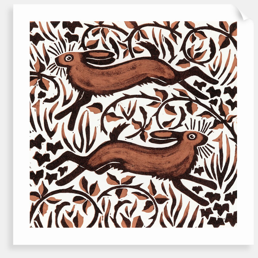 Bramble Hares, 2001 by Nat Morley