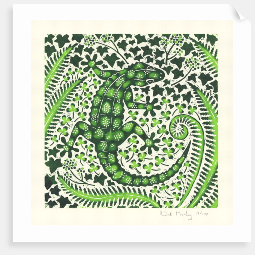 Green Gecko, 2002 by Nat Morley