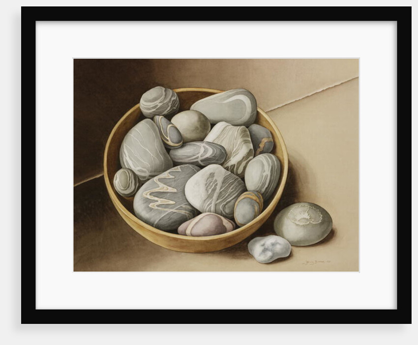 Bowl of Pebbles, 2005 by Jenny Barron