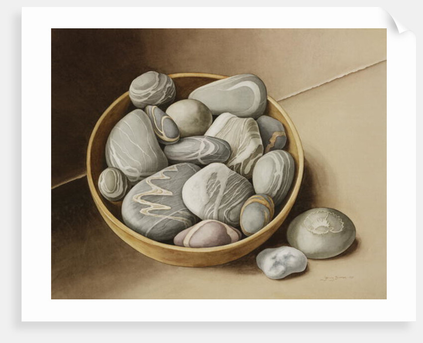 Bowl of Pebbles, 2005 by Jenny Barron