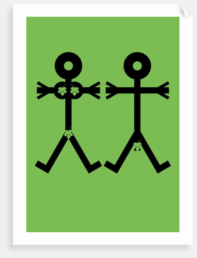 Adam and Eve Icon, 2006 by Thisisnotme Thisisnotme