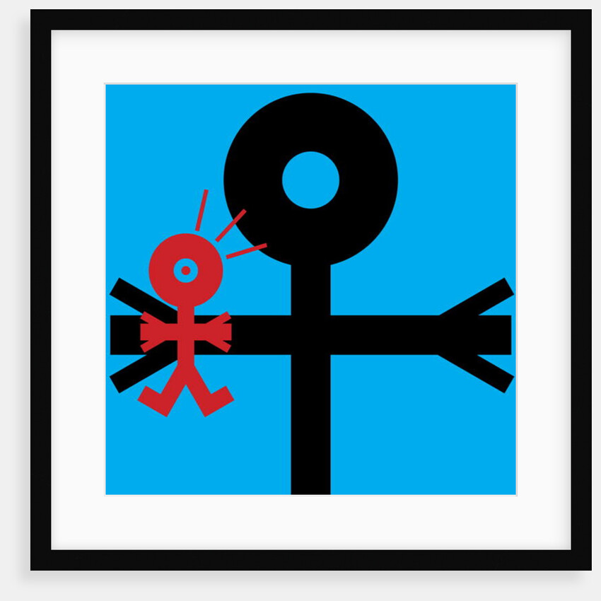 Father With Crying Baby Icon, 2006 by Thisisnotme Thisisnotme