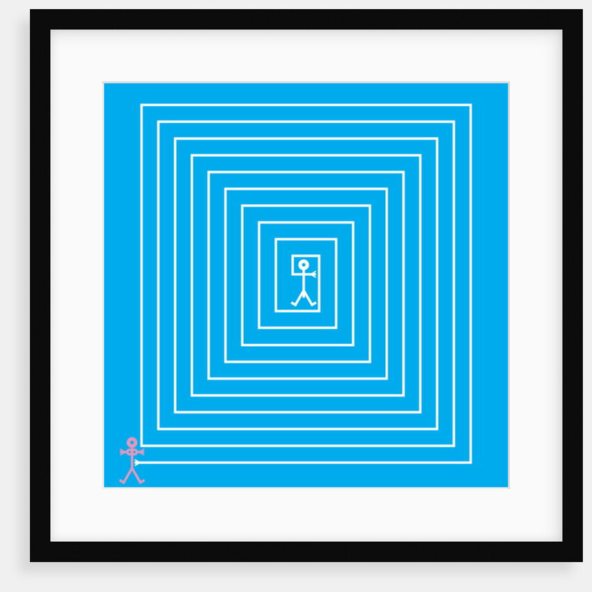 Male Maze Icon, 2006 by Thisisnotme Thisisnotme