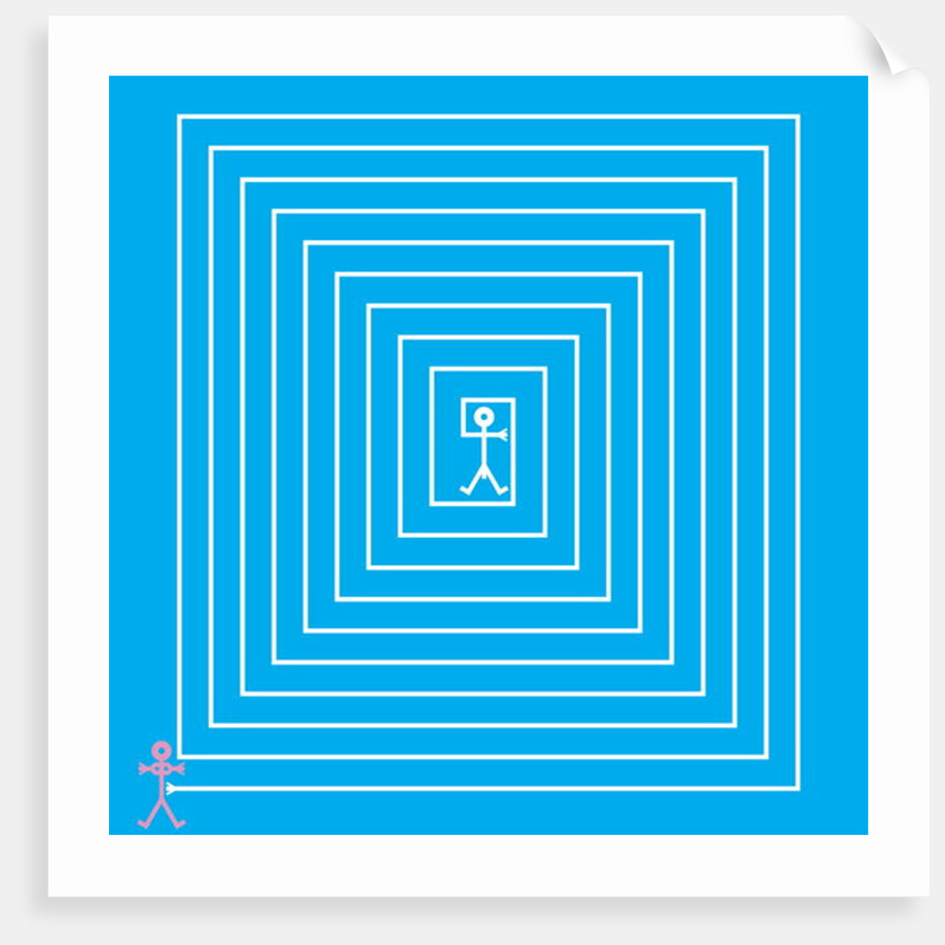 Male Maze Icon, 2006 by Thisisnotme Thisisnotme