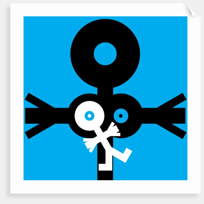 Mother Feeding Baby Icon, 2006 by Thisisnotme Thisisnotme