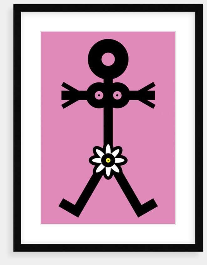 Woman with Flower Icon, 2006 by Thisisnotme Thisisnotme