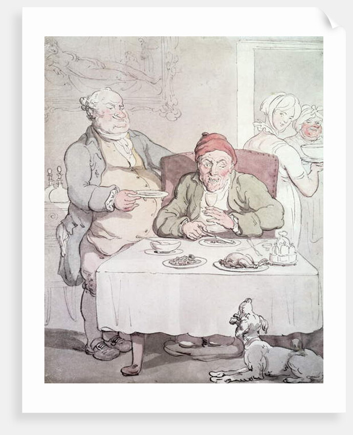 Gluttony by Thomas Rowlandson
