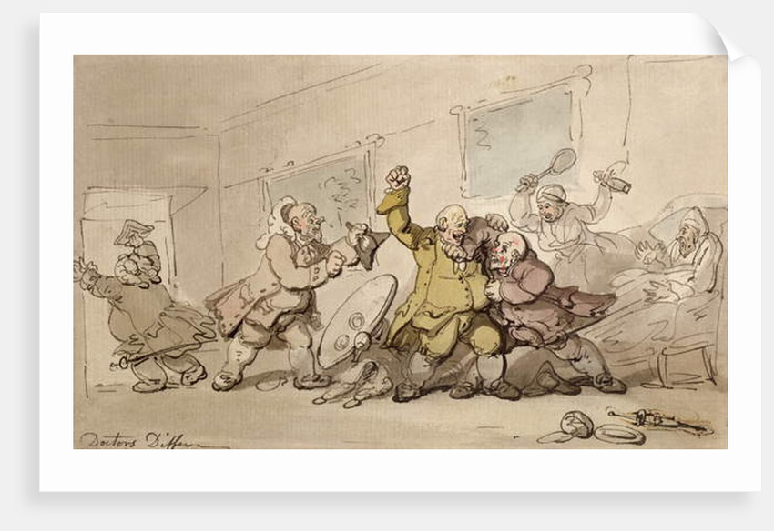 Doctors Differ by Thomas Rowlandson