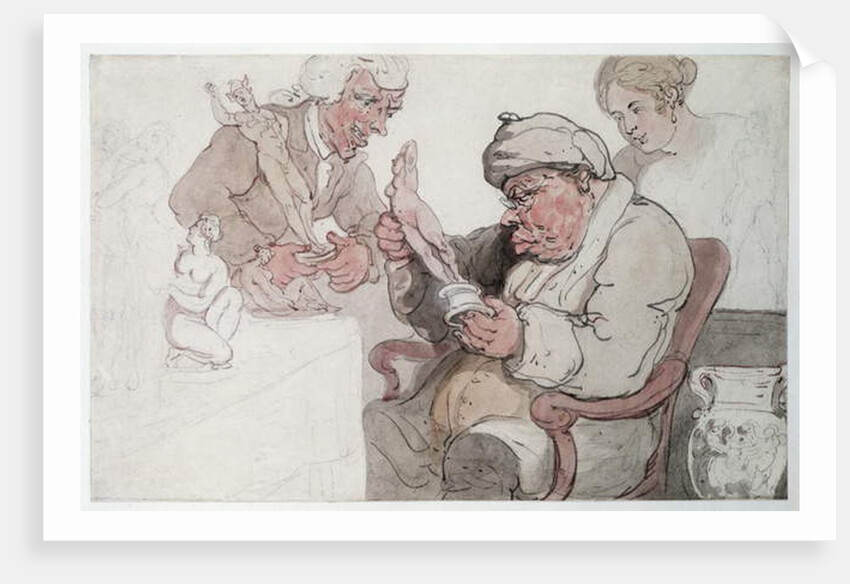 The Connoisseur by Thomas Rowlandson