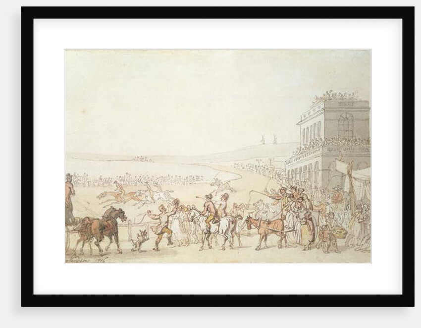 Brighton Races, 1816 by Thomas Rowlandson