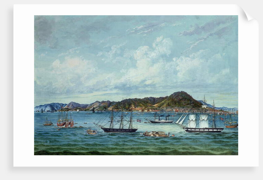 View of Hong Kong, c.1860 by Tinqua