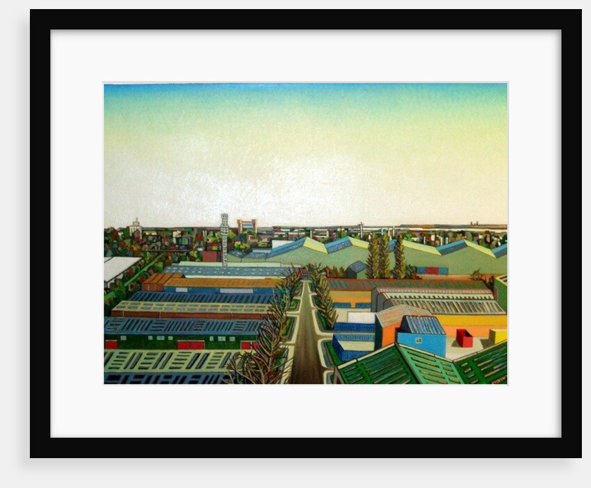 Thames Gateway Winter by Noel Paine