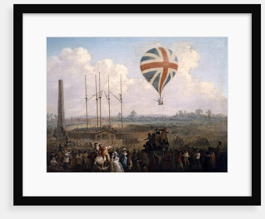 Mr. Lunardi's New Balloon, 29th June 1785 by Julius Caesar Ibbetson