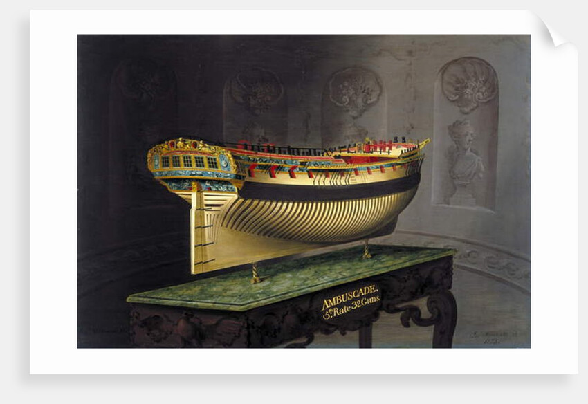 HMS Ambuscade, 1775 by Joseph Marshall